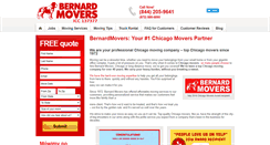 Desktop Screenshot of bernardmovers.com
